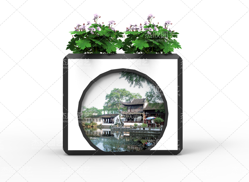 古鎮(zhèn)花箱布置，怎么做？
